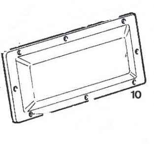 Eberspächer Deksel voor electronica box van D 8 L C kachels. (1-10)